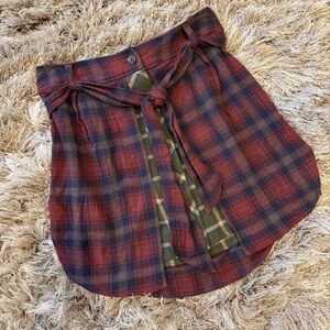 Rag & Bone Felicity Plaid Skirt
